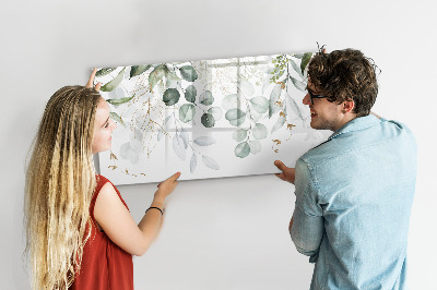 Dry erase board magnetic Stylish board for photos and notes