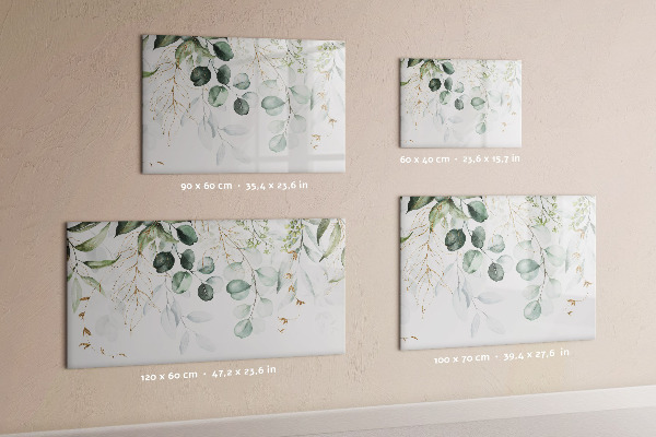 Dry erase board magnetic Stylish board for photos and notes