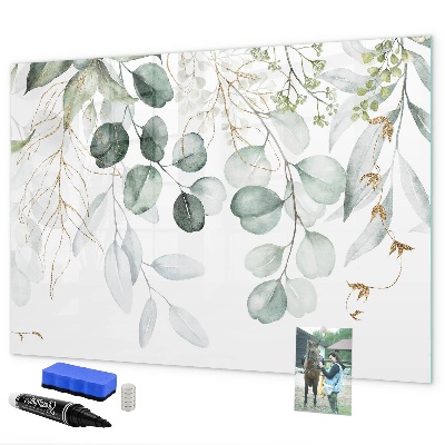 Dry erase board magnetic Stylish board for photos and notes