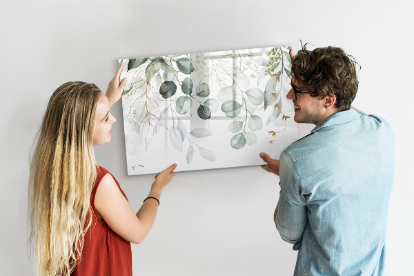 Dry erase board magnetic Stylish board for photos and notes
