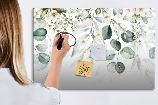 Dry erase board magnetic A stylish board for presenting memories