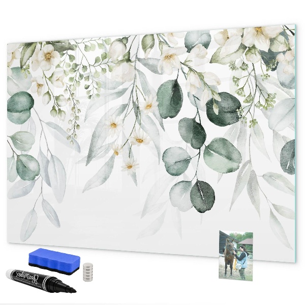 Dry erase board magnetic A stylish board for presenting memories
