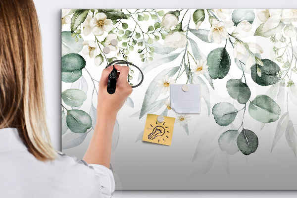 Dry erase board magnetic A stylish board for presenting memories
