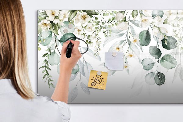 Dry erase board magnetic A stylish board for presenting memories