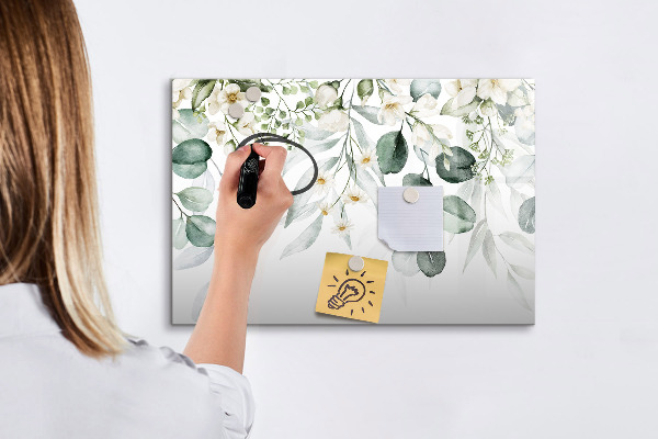Dry erase board magnetic A stylish board for presenting memories