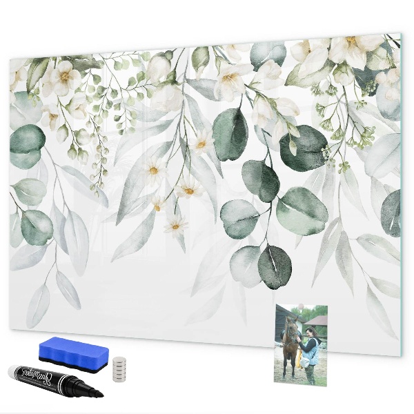 Dry erase board magnetic A stylish board for presenting memories