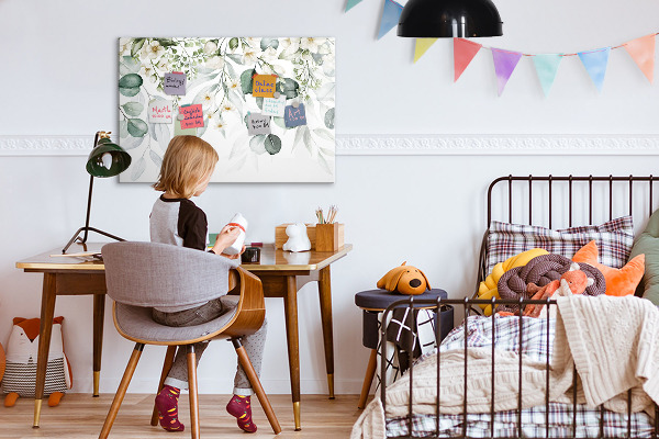 Dry erase board magnetic A stylish board for presenting memories