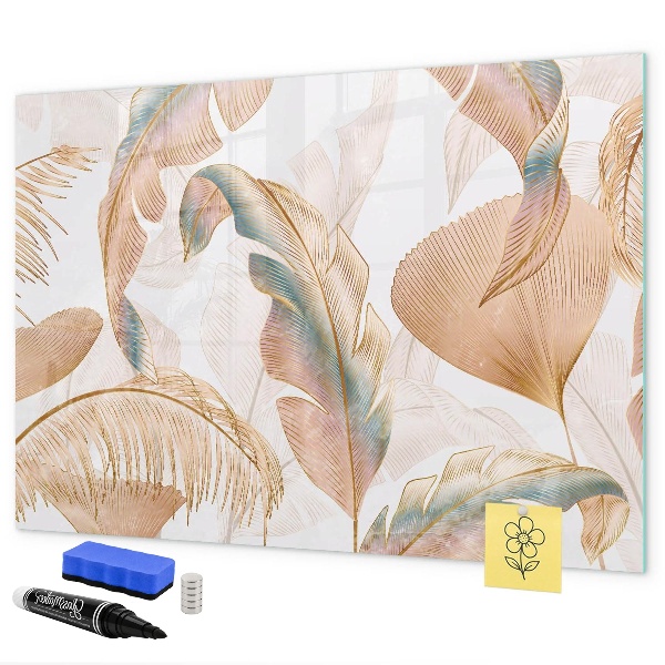 Magnetic dry erase board Stylish board for photos and notes