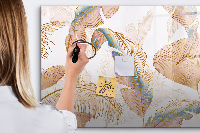 Magnetic dry erase board Stylish board for photos and notes