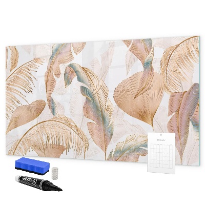 Magnetic dry erase board Stylish board for photos and notes