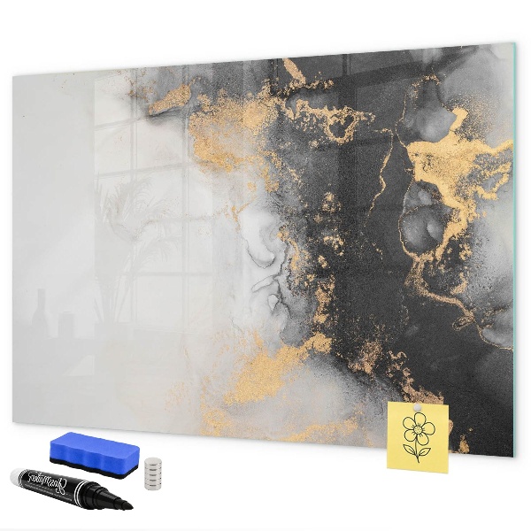 Dry erase board magnetic A stylish board for notes and photos