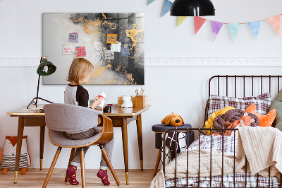 Dry erase board magnetic A stylish board for notes and photos