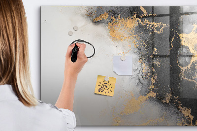 Dry erase board magnetic A stylish board for notes and photos