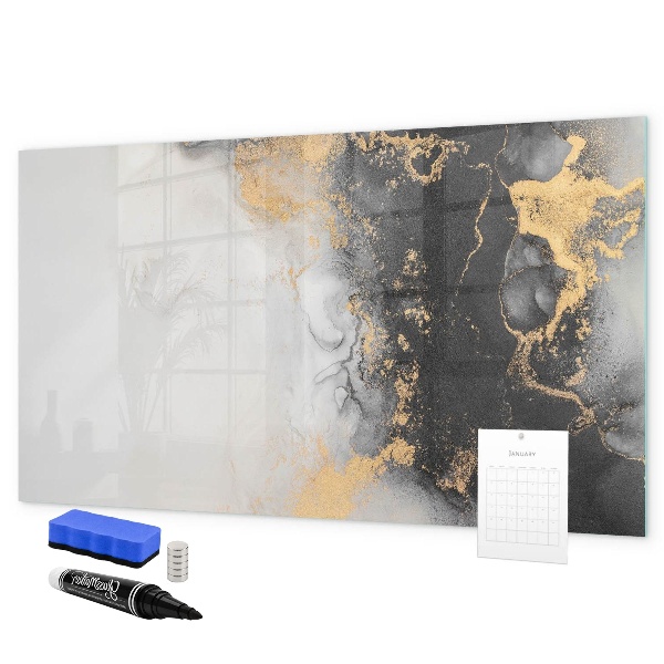 Dry erase board magnetic A stylish board for notes and photos