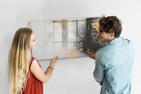 Dry erase board magnetic A stylish board for notes and photos
