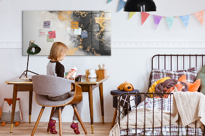 Dry erase board magnetic A stylish board for notes and photos