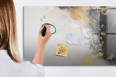 Dry erase board magnetic A stylish board for notes and photos