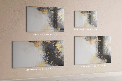 Dry erase board magnetic A stylish board for notes and photos