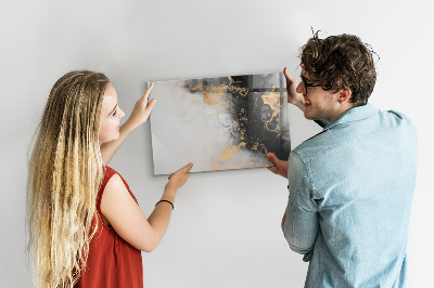 Dry erase board magnetic A stylish board for notes and photos