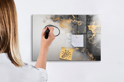 Dry erase board magnetic A stylish board for notes and photos