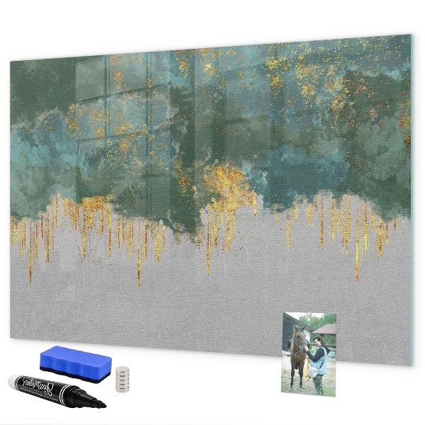 Magnetic dry erase board Creative photo display board