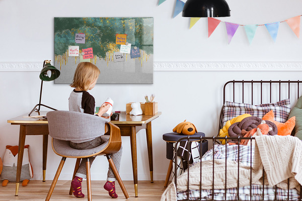 Magnetic dry erase board Creative photo display board