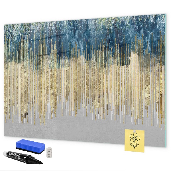 Dry erase board magnetic Colorful panel for presenting photos