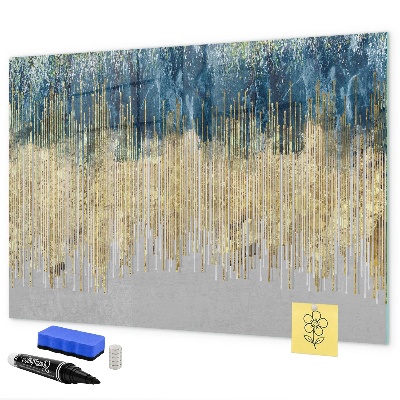 Dry erase board magnetic Colorful panel for presenting photos