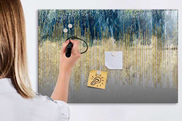 Dry erase board magnetic Colorful panel for presenting photos