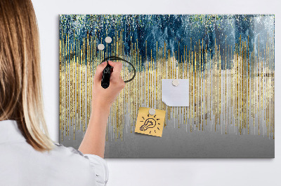 Dry erase board magnetic Colorful panel for presenting photos