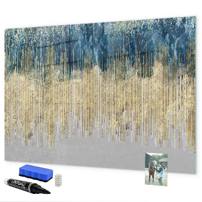 Dry erase board magnetic Colorful panel for presenting photos