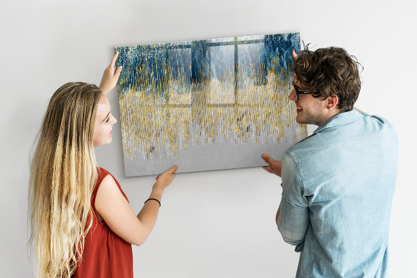 Dry erase board magnetic Colorful panel for presenting photos