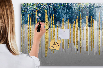 Dry erase board magnetic Colorful panel for presenting photos