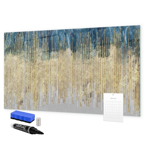 Dry erase board magnetic Colorful panel for presenting photos