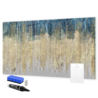 Dry erase board magnetic Colorful panel for presenting photos