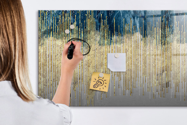 Dry erase board magnetic Colorful panel for presenting photos
