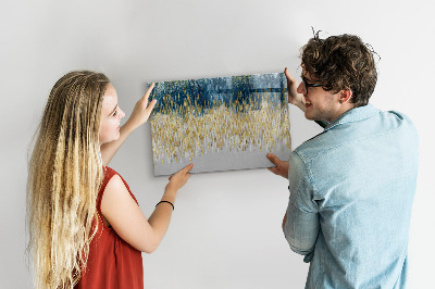 Dry erase board magnetic Colorful panel for presenting photos