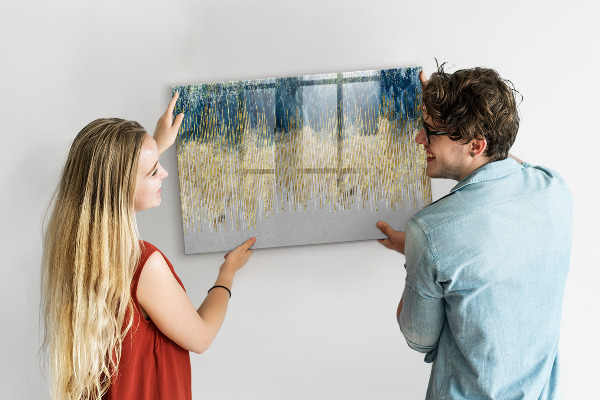 Dry erase board magnetic Colorful panel for presenting photos