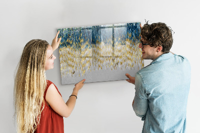 Dry erase board magnetic Colorful panel for presenting photos