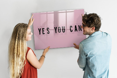Magnetic dry erase board An inspiring space for self-expression