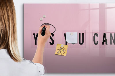 Magnetic dry erase board An inspiring space for self-expression