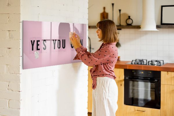 Magnetic dry erase board An inspiring space for self-expression