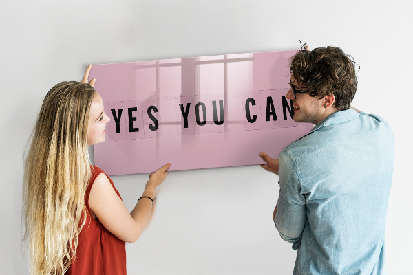 Magnetic dry erase board An inspiring space for self-expression