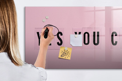 Magnetic dry erase board An inspiring space for self-expression