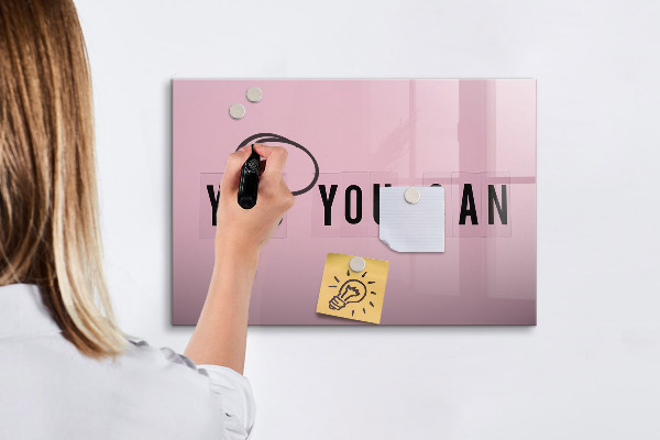 Magnetic dry erase board An inspiring space for self-expression