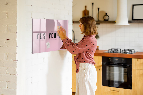 Magnetic dry erase board An inspiring space for self-expression