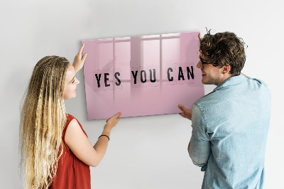 Magnetic dry erase board An inspiring space for self-expression
