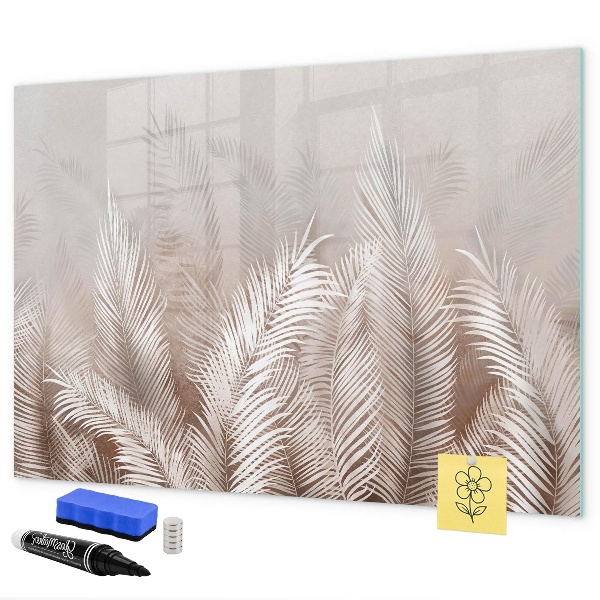 Dry erase board magnetic Stylish board for photos and notes