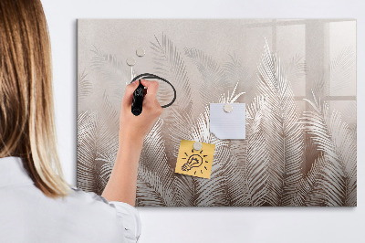 Dry erase board magnetic Stylish board for photos and notes
