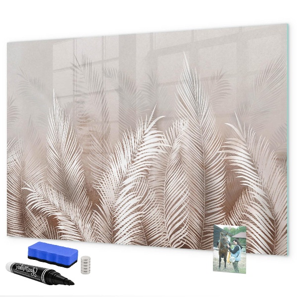 Dry erase board magnetic Stylish board for photos and notes